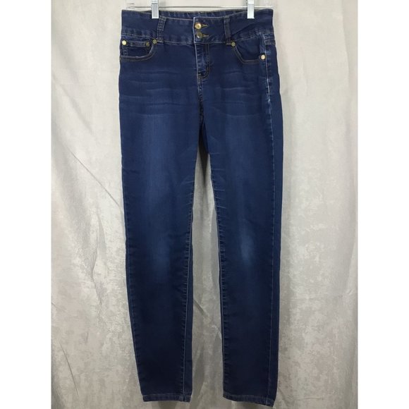 ONE 5 ONE Women's Stretch Pants Blue Denim Size 6 - Picture 1 of 10